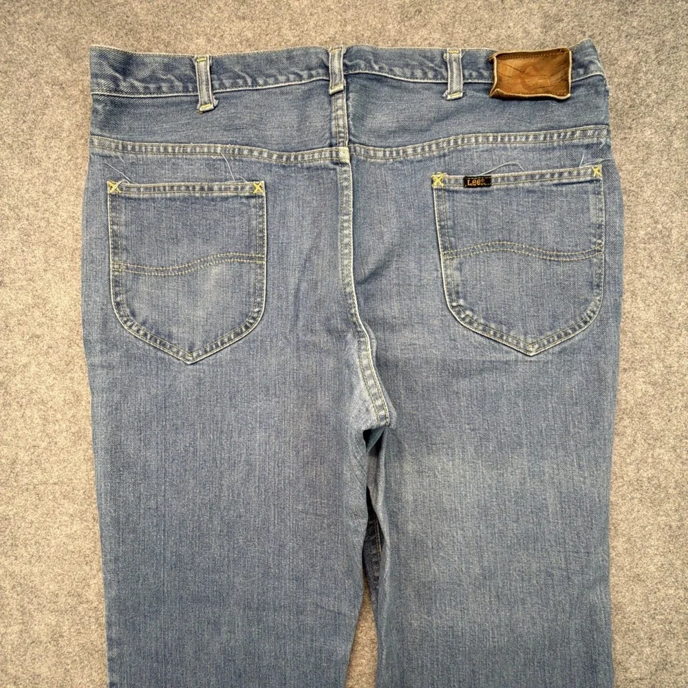 Vintage 70s Lee Bell Bottoms Flared Denim Mens Size 37x28 Talon 42